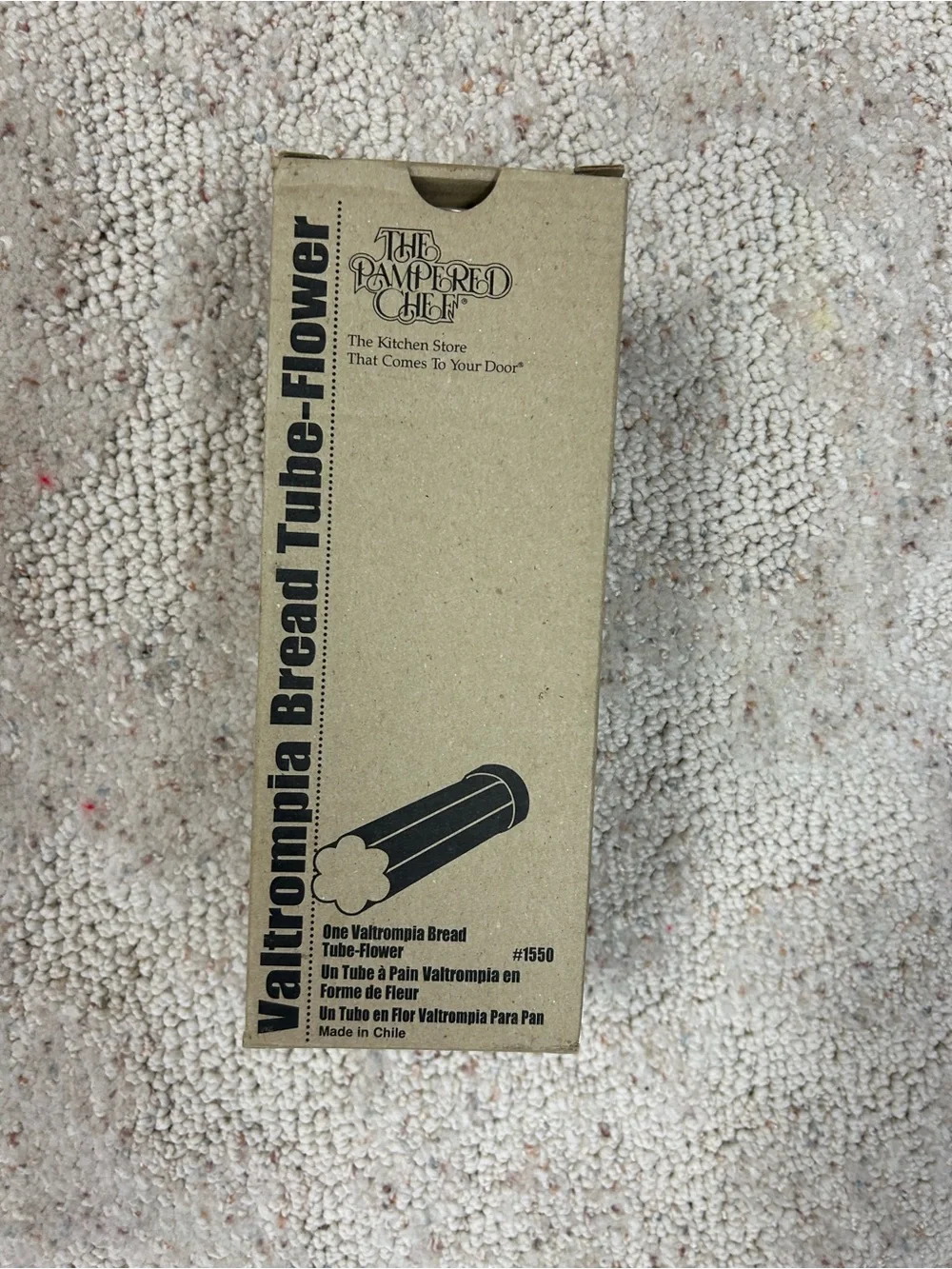 Pampered Chef Valtrompia Bread Tube-Flower
